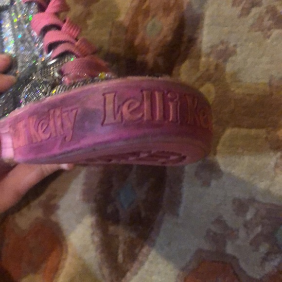 Lilli Kelly bejeweled rainbow high tops - Picture 7 of 9